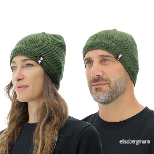 JEEP O102912 E946 J J23W stickad mössa Unisex Rifle Green Uni 8054216830373