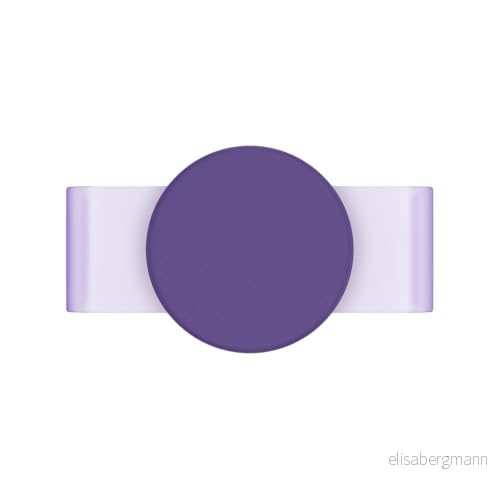 PopSockets: PopGrip Slide Icke Självhäftande Telefongrepp & Stativ med en Bytbar Topp för iPhone XXX Silikonväska 11 Pro Fierce Violet 842978174655