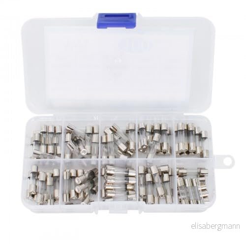 10 värden, 100 stycken finsäkringsserier, 250 V 0,2 A 0,5 1 2A 3A 5A 6A 8A 10A 15A, 5 x 20 mm säkring, finsäkring, säkring av smältsäkring 5060928155928 10 värden, 100 stycken finsäkringsserier, 250 V 0,2 A 0,5 1 2A 3A 5A 6A 8A 10A 15A, 5 x 20 mm säkring, finsäkring, säkring av smältsäkring 5060928155928
