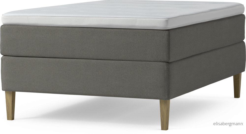 Delux Dream Kontinentalsäng, enkelsäng 140 cm med bäddmadrass och sängben hJXLM