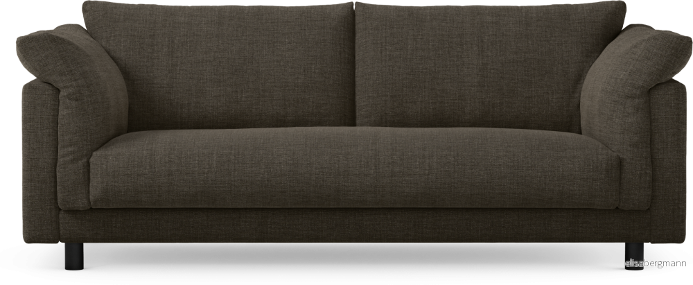 Cherrie 2,5-sits soffa, hel dyna, fast klädsel Xw3Ib