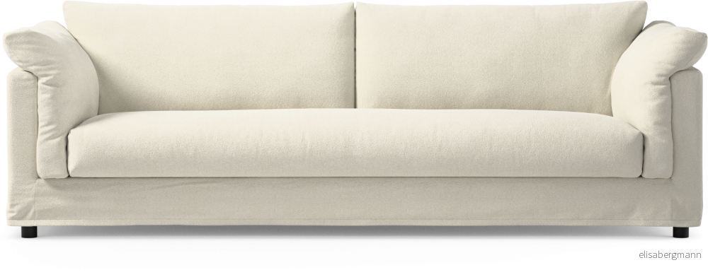Cherrie 4-sits soffa, hel dyna och kappa 7LOa9