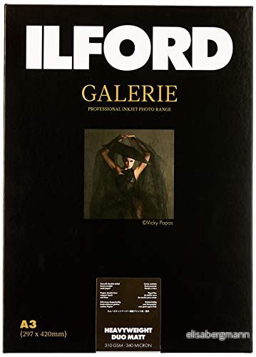 ILFORD GALERIE tung duo matt 310 gsm A3 297 mm x 420 25 ark 4027501206423