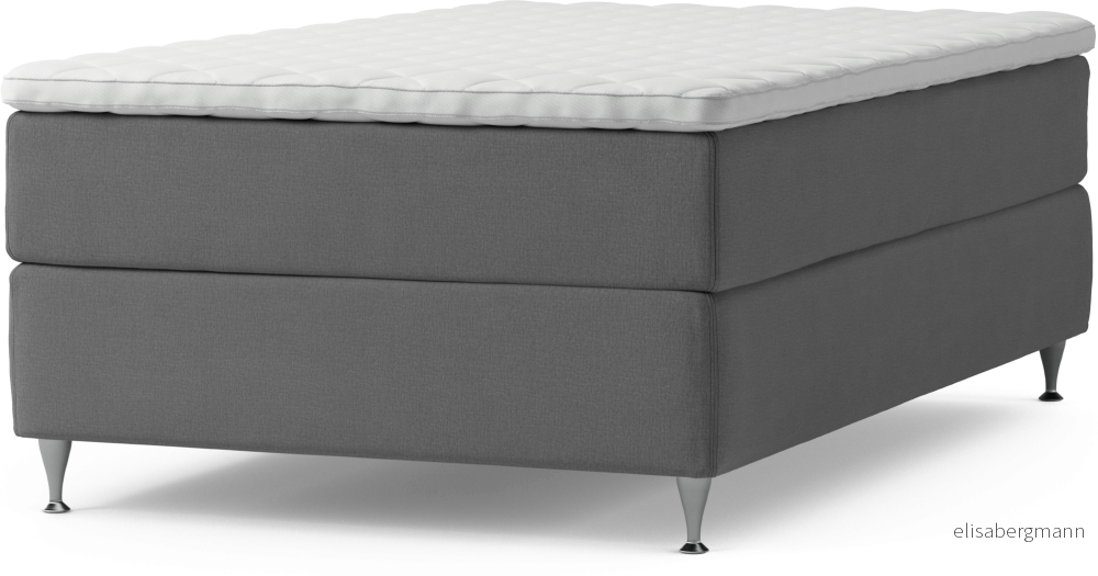 Delux Dream Kontinentalsäng, enkelsäng 120 cm med bäddmadrass och sängben qyhVl