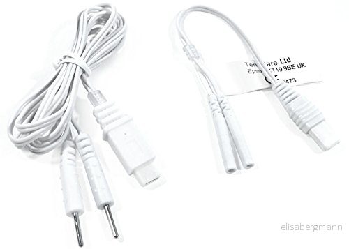 TensCare iTouch Sure och Elise ersättningsladdssats med plastanslutning (berättigad för momsavlastning i Storbritannien) 5033435130894
