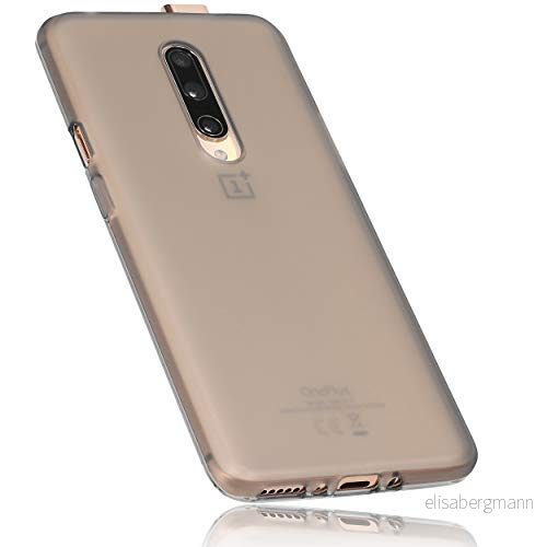 mumbi fodral kompatibelt med OnePlus 7T mobiltelefonfodral transparent svart 4251657907099