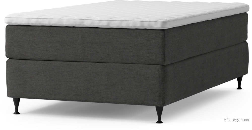 Delux Dream Kontinentalsäng, enkelsäng 120 cm med bäddmadrass och sängben FFgM5
