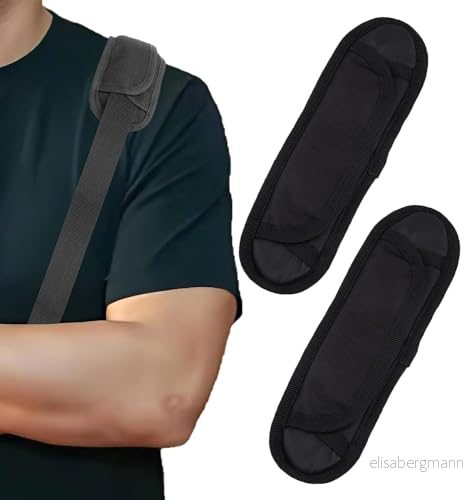 2 stycken axelband, vadderade fickrem, ersättnings axelremmar, halkfria axelkuddar, axelkuddar för luftkuddar, hjälper till att lindra axelsmärtor 790885184420