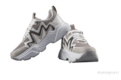 Piccola Lala Damer DE PL RB 000168 sneakers, grå, 37 EU 713005174873
