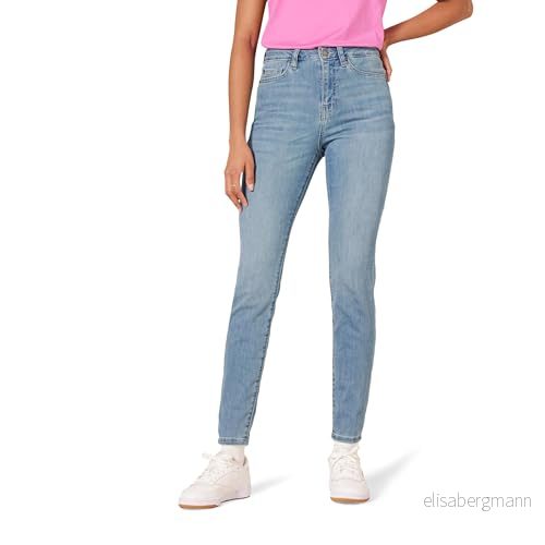 Amazon Essentials damjeans hög midja, lätt tvätt, 0 kort 194223282821