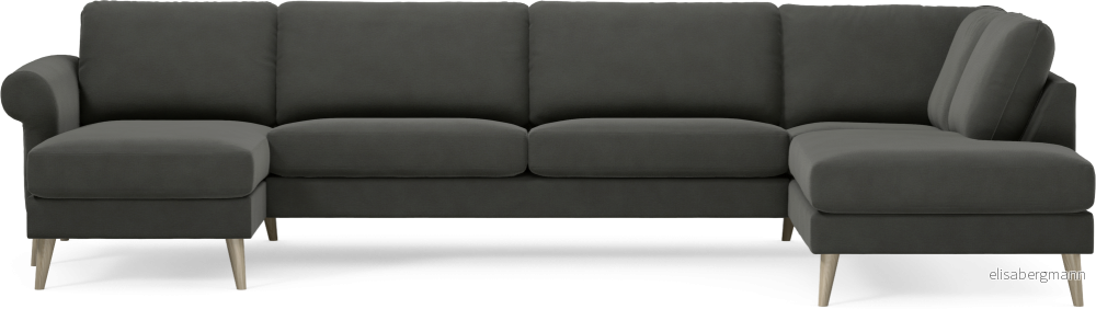 Bridge 3-sits soffa med schäslong vänster och divan höger JJ5dI