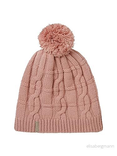 SEALSKINZ, Hemsby, Vattentät Kallväder Kabelstickad Mössa med Tofs, Utrustning för Utomhusbruk, Lämplig Alla Uteaktiviteter & Kallt Väder 5055754441062