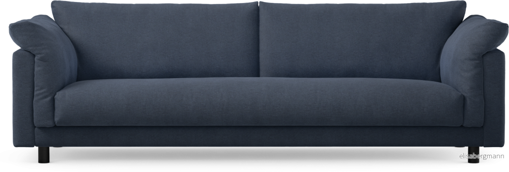 Cherrie 4-sits soffa, hel dyna, fast klädsel YqC9W