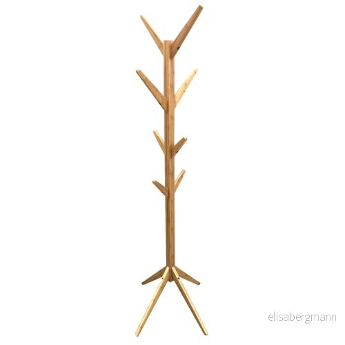 Home Deco factory HD6189 trädträ 178 cm möbler garderob klädhängare kläder, vegetetal Bambu 3664944072652