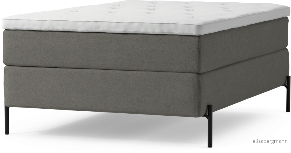 Delux Dream Kontinentalsäng, enkelsäng 140 cm med bäddmadrass och sängben vYoTb