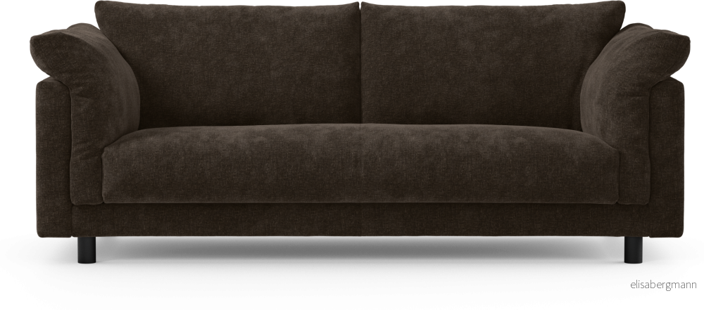 Cherrie 2,5-sits soffa, hel dyna, fast klädsel W8TpJ