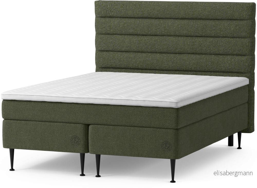 Asperö Comfort Kontinentalsäng, dubbelsäng med bäddmadrass Comfort och sängben I4POG