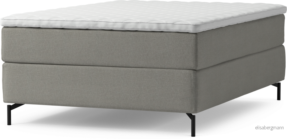 Delux Dream Kontinentalsäng, enkelsäng 140 cm med bäddmadrass och sängben uCBnn