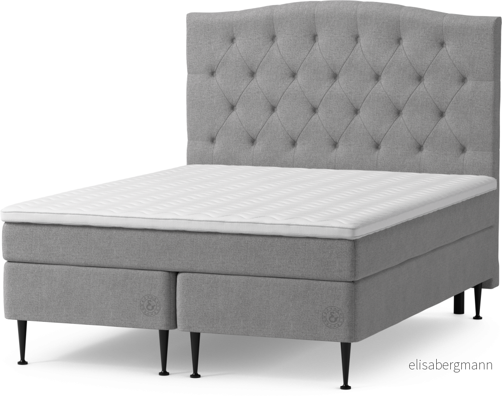 Asperö Comfort Kontinentalsäng, dubbelsäng med bäddmadrass Comfort och sängben IkXPl