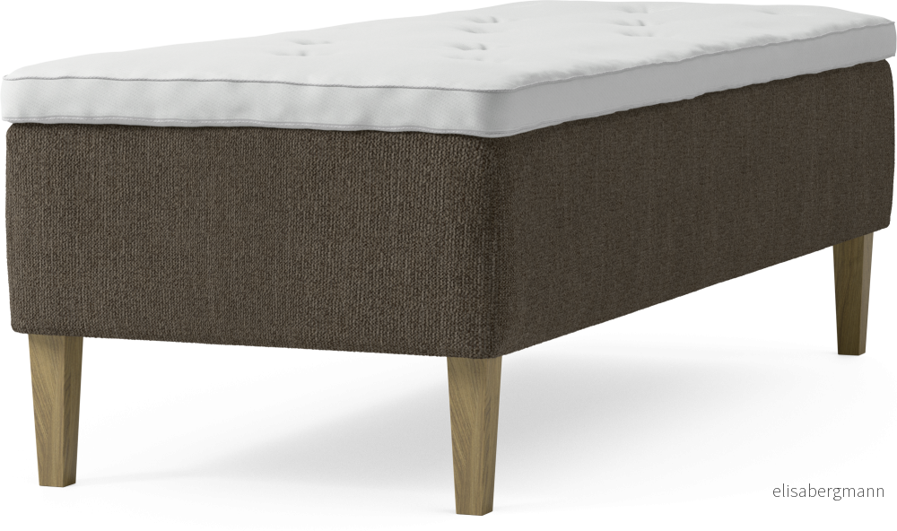 Delux Dream Ramsäng, enkelsäng med bäddmadrass och sängben r8O4x