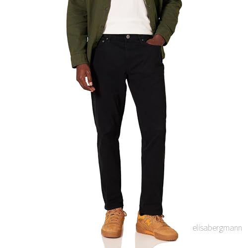 Amazon Essentials Herr Athletic Fit 5 ficka stretch twill byxa (finns i stora och långa), svart, 30 B x 29 L 193548648626