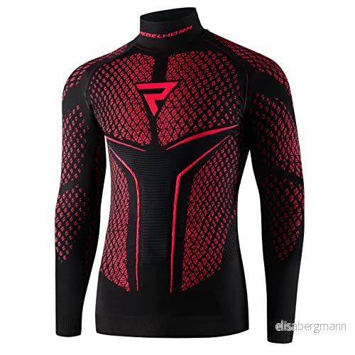 REBELHORN Therm II motorcykel funktionell skjorta långärmad termoaktiva kläder för män ultralätt och delikat kalla dagar 5905933057495