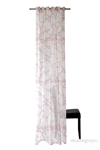Homing transparenter Vorhang rose (1Stück) 245 x 140 cm (HxB), 4043343532810