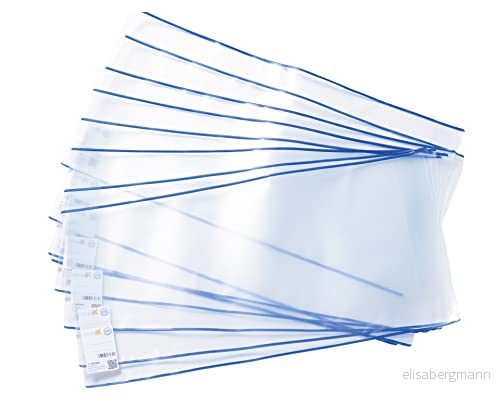 HERMA 20232 bokomslag 26 x 54 cm HERMÄX Classic, 10 stycken, bokfodral med etikettetikett och kantskydd av avtorkbar polypropenfolie, bokskyddsset för skolböcker, transparent 4008705202329