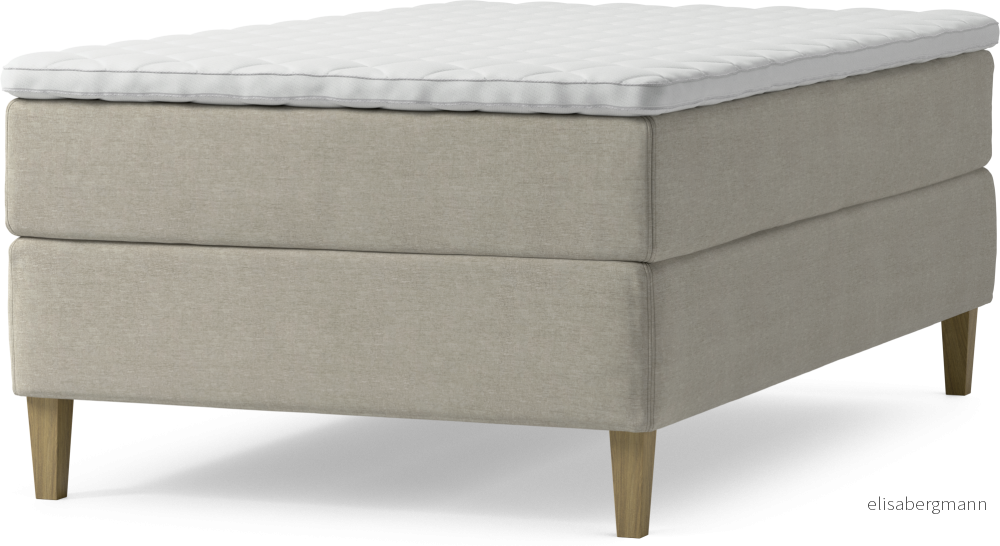 Delux Dream Kontinentalsäng, enkelsäng 120 cm med bäddmadrass och sängben 0d3mz