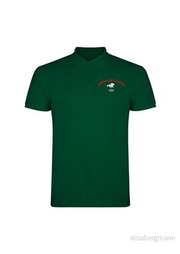 AMERICAN COLLEGE USA Pikétröjor sport andas tryckta kläder unisex barn pojkar och flickor casual modell ACPLW3 mörkgrön 10 år, Färg: grön, �r 3666052664873