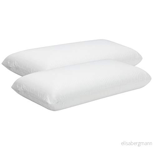 Pikolin Home Ergonomisk och viskoelastisk kudde med dubbelt anpassningsbart örngott kärna i minnesskum för dig som sover på sidan eller ryggen 8420687092365