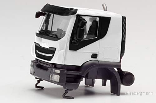 herpa Delservice förarhus Iveco trakker, vit (2 stycken) 4013150085106