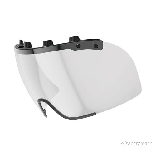 ABUS visir för cykelhjälmen GameChanger TT 1.1 anti fog och formsytt god sikt aerodynamik enkelt att sätta fast ta bort tillbehör till cykelhjälm Klar, storlek L 4003318410826