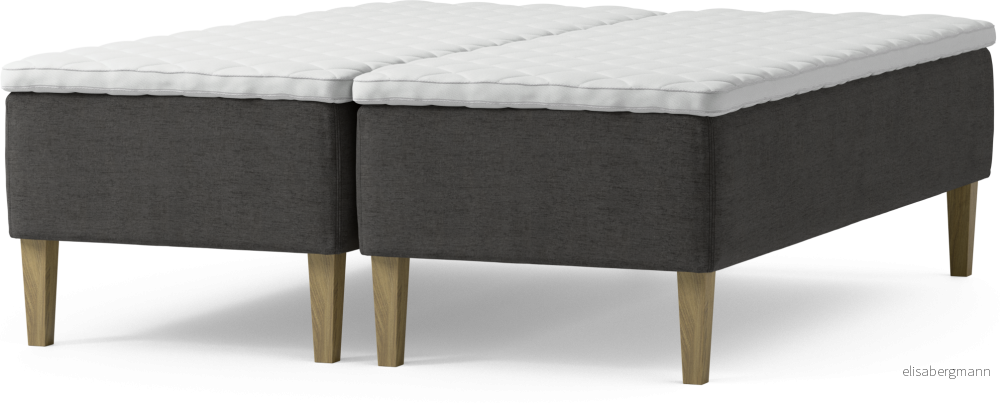 Delux Dream Ramsäng, dubbelsäng med bäddmadrass och sängben j0273