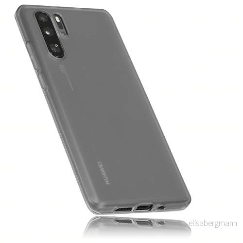 mumbi fodral kompatibelt med Huawei P30 Pro mobiltelefonfodral transparent, svart 4251657903763