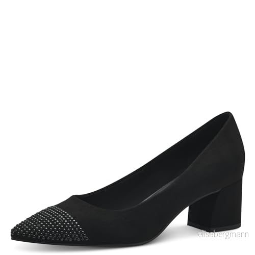 MARCO TOZZI dam av GMK, Feel ME fotbädd, mjukt foder, 28240342 pumps, svart, 40 EU, EU 4064231511908