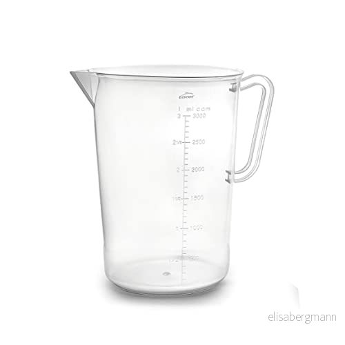 Lacor 67213 Mätkanna, Flytande mätkopp, Polypropylen, BPA fri, 17 cm, 3 L 8414271672132