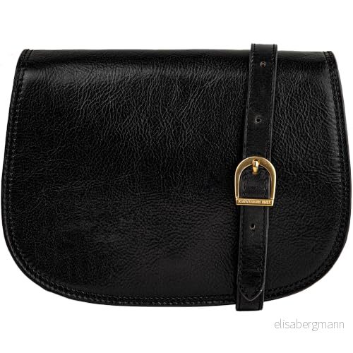 Time Resistance Messengerväska i Läder för Kvinnor Italiensk Äkta Handväska Damväska Axelremsväska Sadelväskor Crossbody Väska 4779047903556