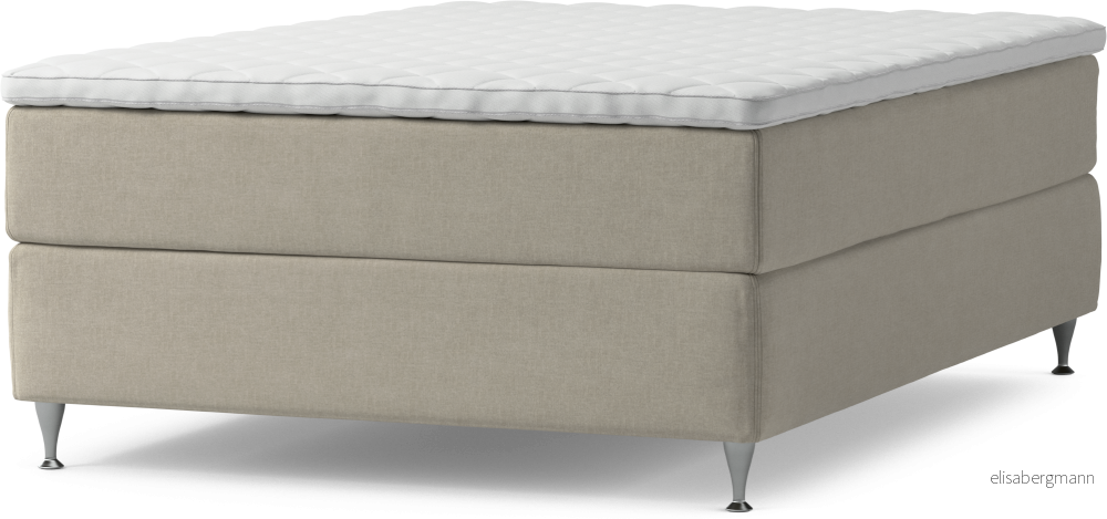 Delux Dream Kontinentalsäng, enkelsäng 140 cm med bäddmadrass och sängben SJUo7