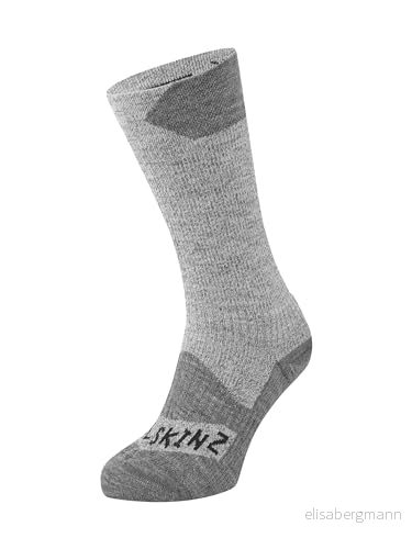 Sealskinz Unisex allväder vattentäta strumpor medellängd 5055754425130