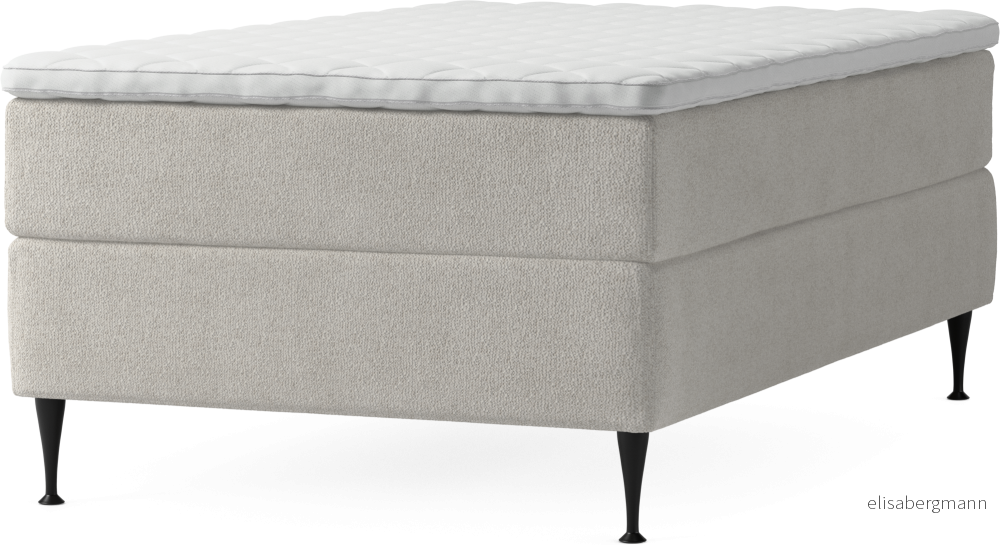 Delux Dream Kontinentalsäng, enkelsäng 120 cm med bäddmadrass och sängben JFwqk