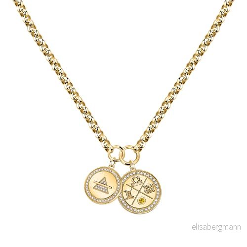 MORELLATO Cosmo Damhalsband Kapselkollektion i stål, kristaller SAUM09, Legerat Guld 8033288981893