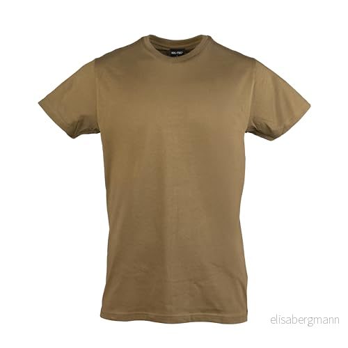 Miltec Us Style T Shirt Coyote Brown 906 4046872401282