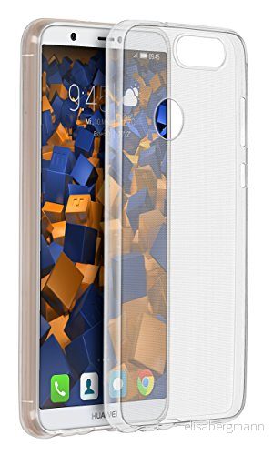 mumbi fodral kompatibelt med Huawei P Smart mobiltelefonfodral tunn, transparent 4251077289249