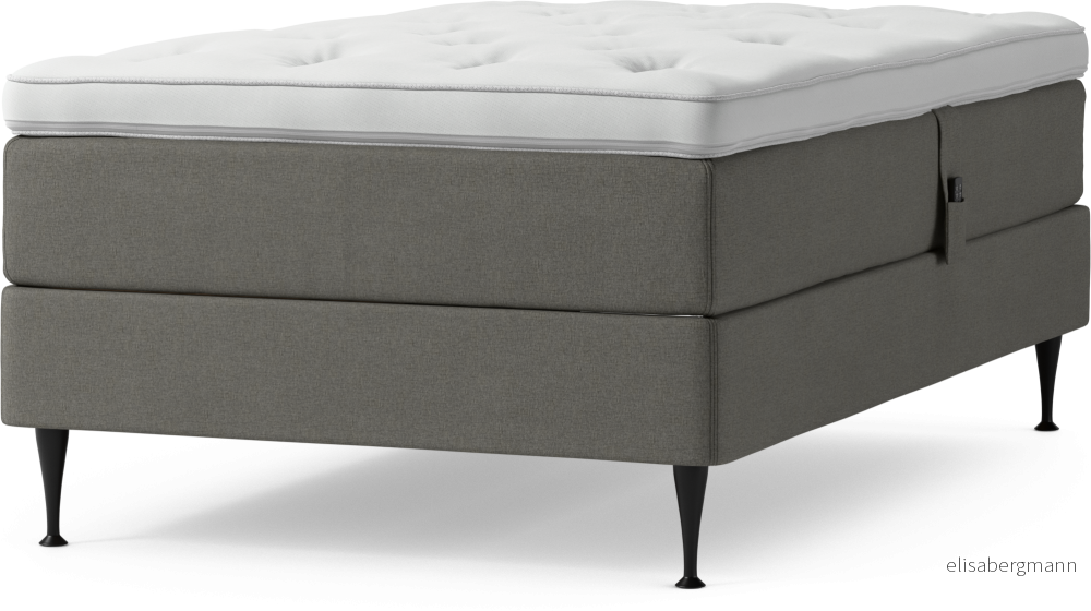 Delux Dream Ställbar säng, enkelsäng med bäddmadrass och sängben GM8BD