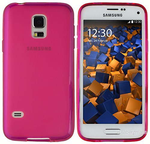 mumbi skal kompatibel med Samsung Galaxy S5 mini mobiltelefon fodral mobiltelefonskal, rosa 4251077214005