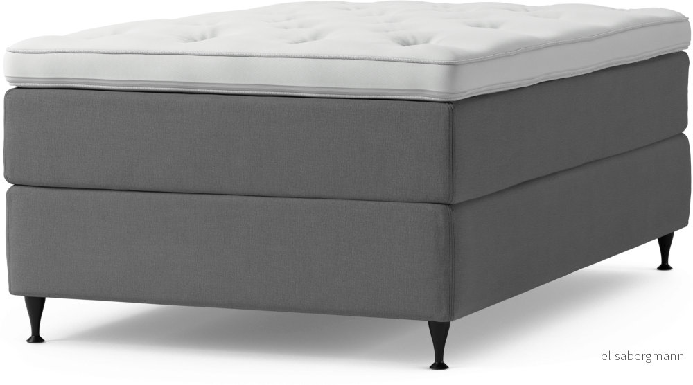Delux Dream Kontinentalsäng, enkelsäng 120 cm med bäddmadrass och sängben oK8JM