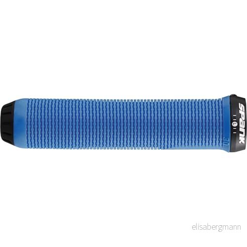 Spank Spike 30, Lock on, Diameter 30 mm, MTB handtag, vuxen, Unisex, Blå, 145 mm 4710155969478
