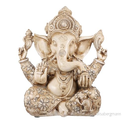 Angoily figur elefant gud staty Buddha skulptur Indien Ganesh Ganpati modell bord kontor tur rikedom konst för hemmet 7733259704667