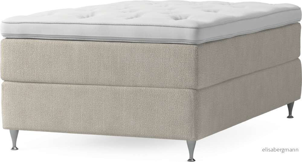 Delux Dream Kontinentalsäng, enkelsäng 120 cm med bäddmadrass och sängben xbn0r